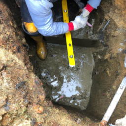 Construction d'un Mur de Soutènement en Blocs de Béton pour un Terrain en Pente Verneuil-sur-Seine